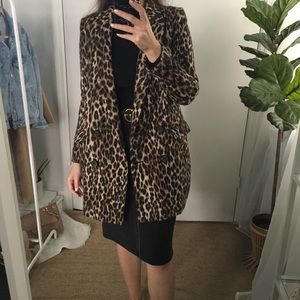 Zara leopard coat